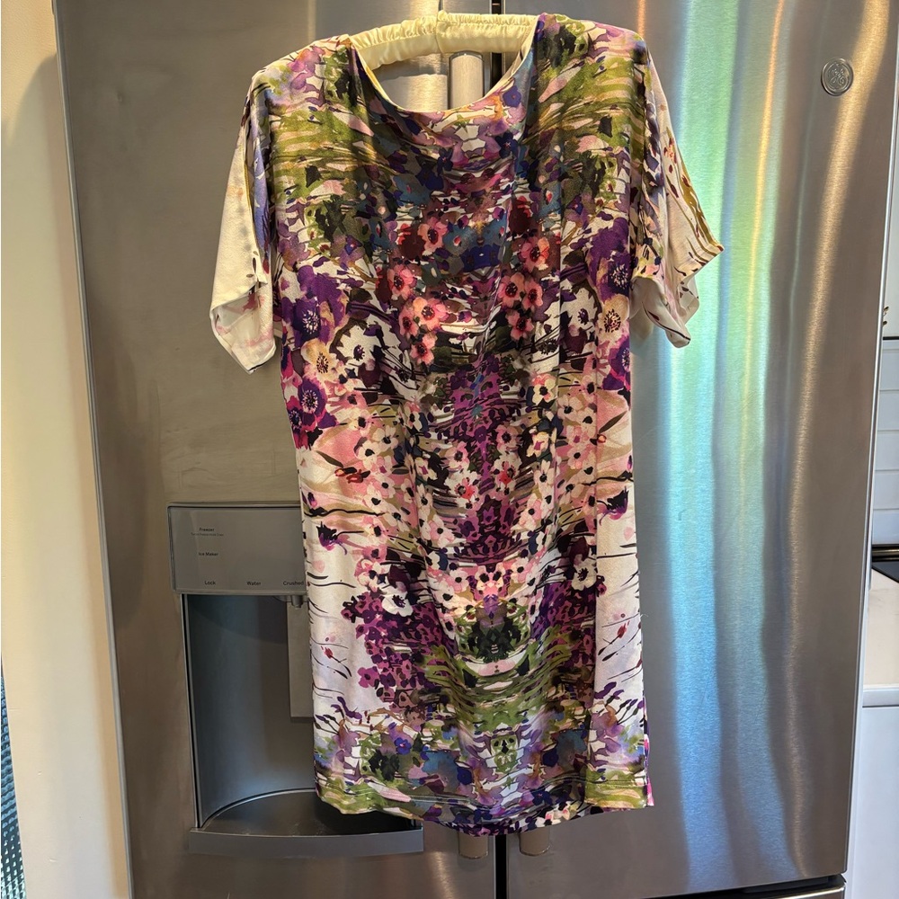 Silk chiffon Mini dress